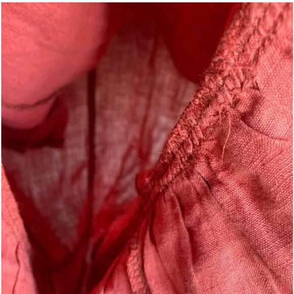 Anthropologie Maxi Dress XL Black, Pink, Red, Orange, Peach - Picture 6 of 13